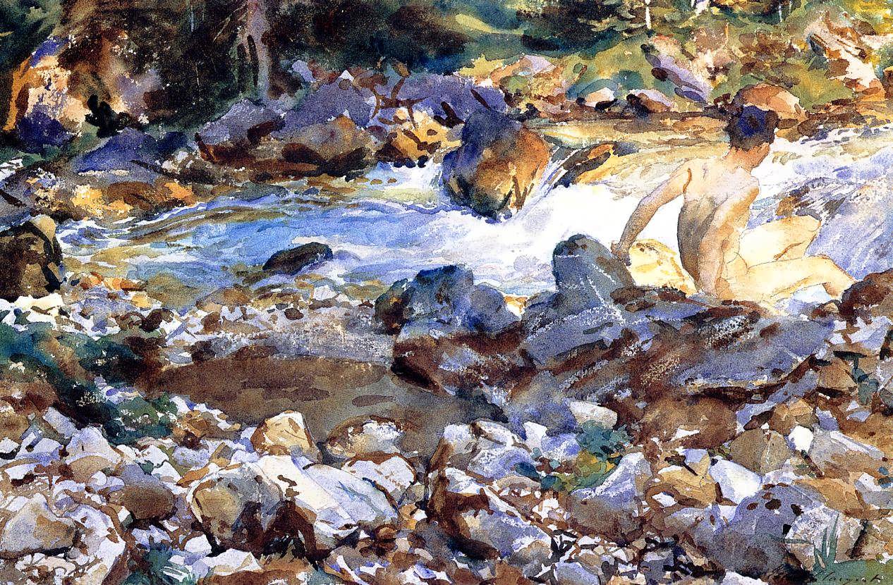 JohnSingerSargent-MountainStream1