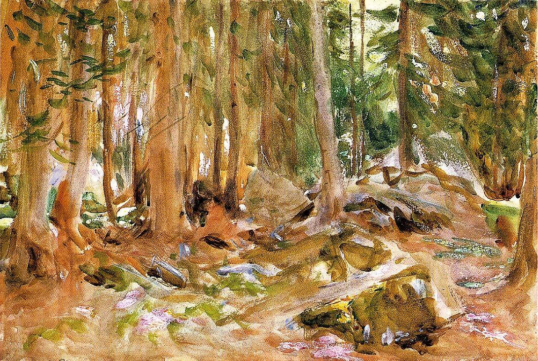 JohnSingerSargent-PineForest1