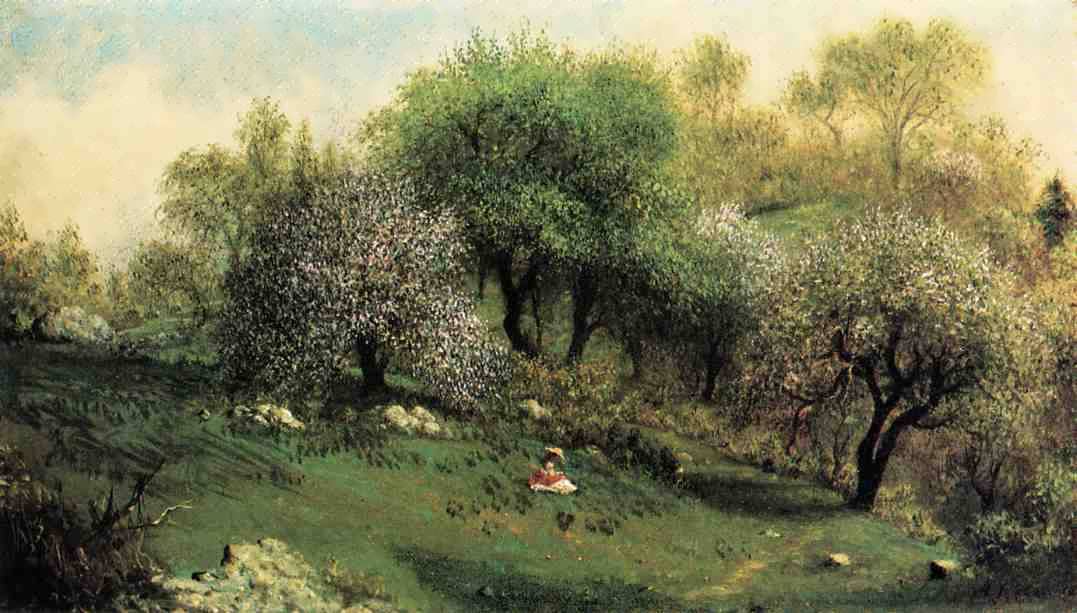 MartinJohnsonHeade-GirlonaHillsideAppleBlossoms1