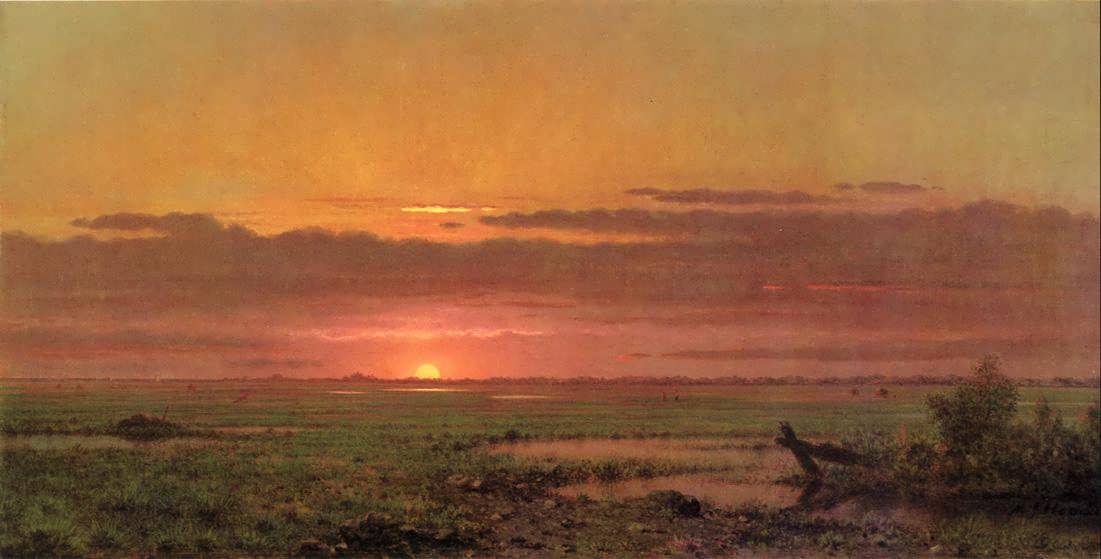 MartinJohnsonHeade-SunsetMarshlandNewJersey1