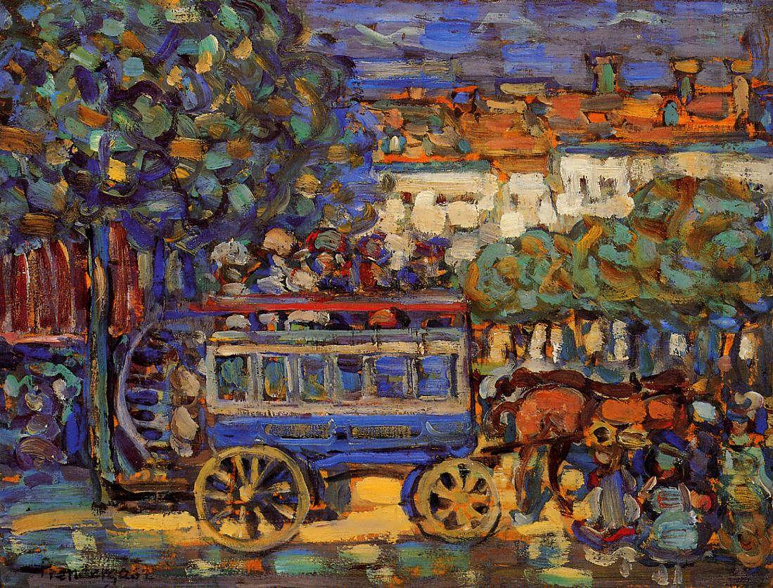 MauricePrendergast-ParisOmnibus1