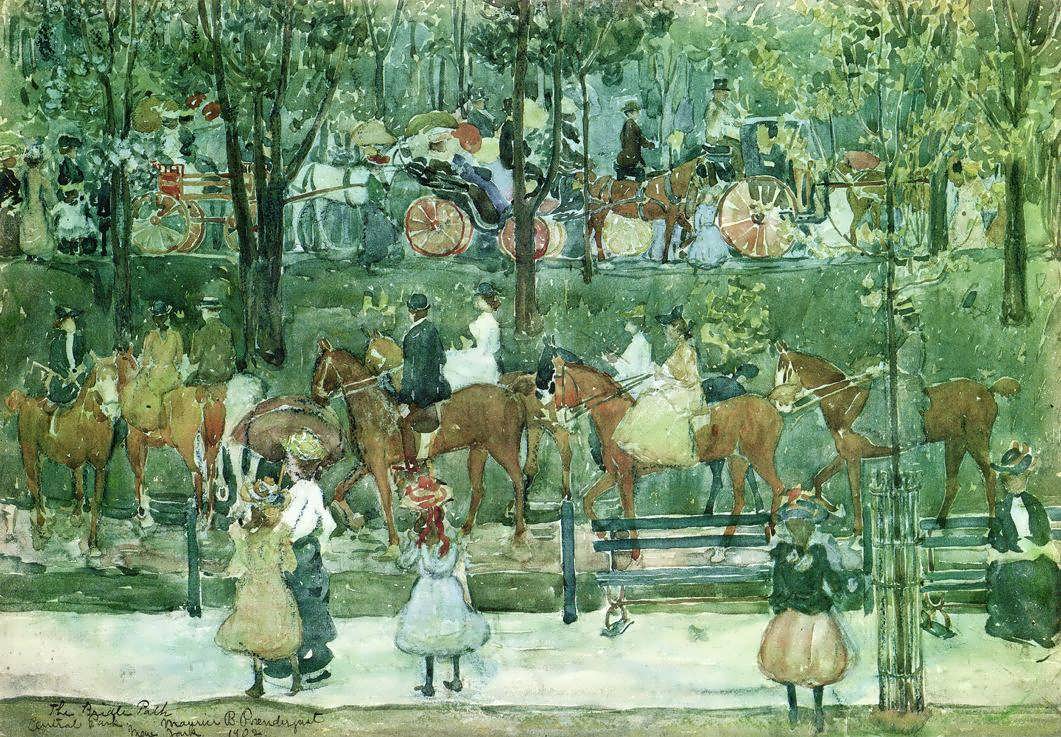 MauricePrendergast-TheBridlePathCentralPark1