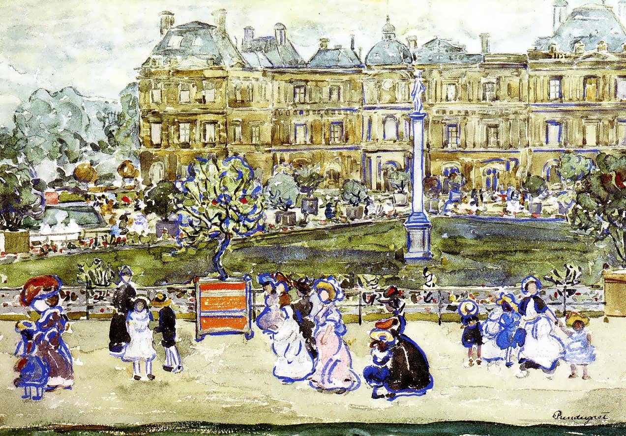 MauricePrendergast-TheLouvre1