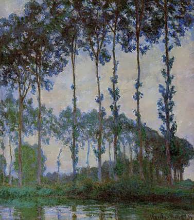 Monet-PoplarsontheBanksoftheRiverEpteatDusk1