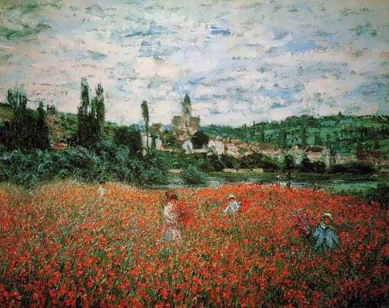 Monet-PoppyFieldnearVetheuil1