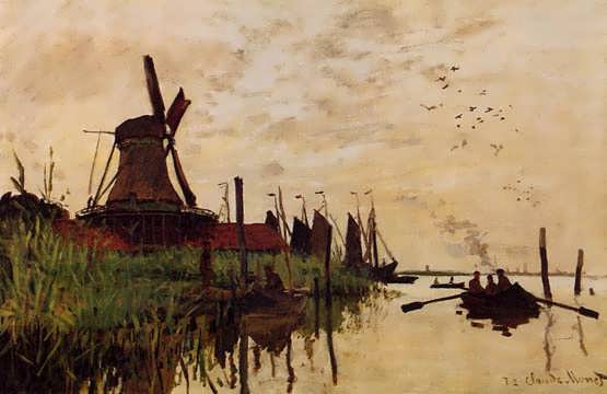 Monet-WindmillatZaandam