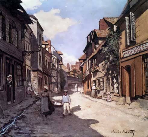 Monet_Rue_De_La_Bavolle_Honfleur_1864