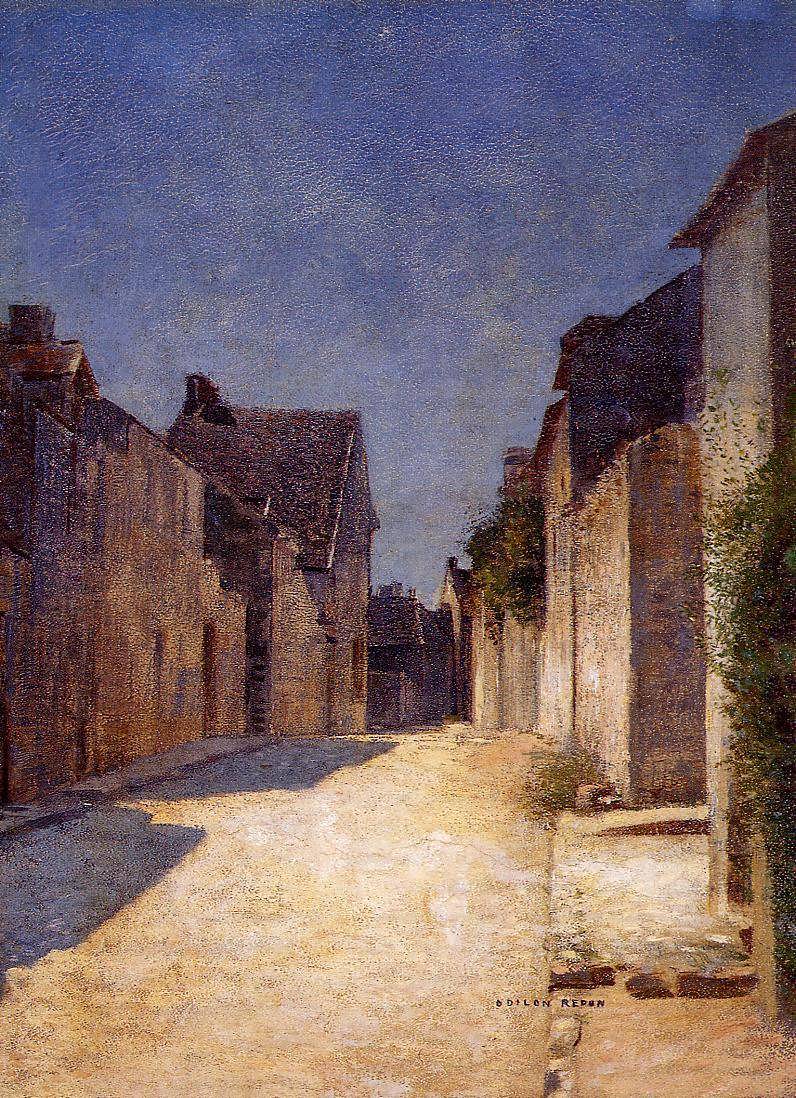 OdilonRedon-StreetinSamois1