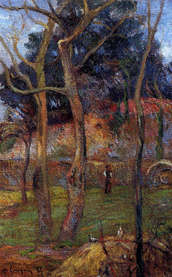 PaulGauguin-BareTrees1