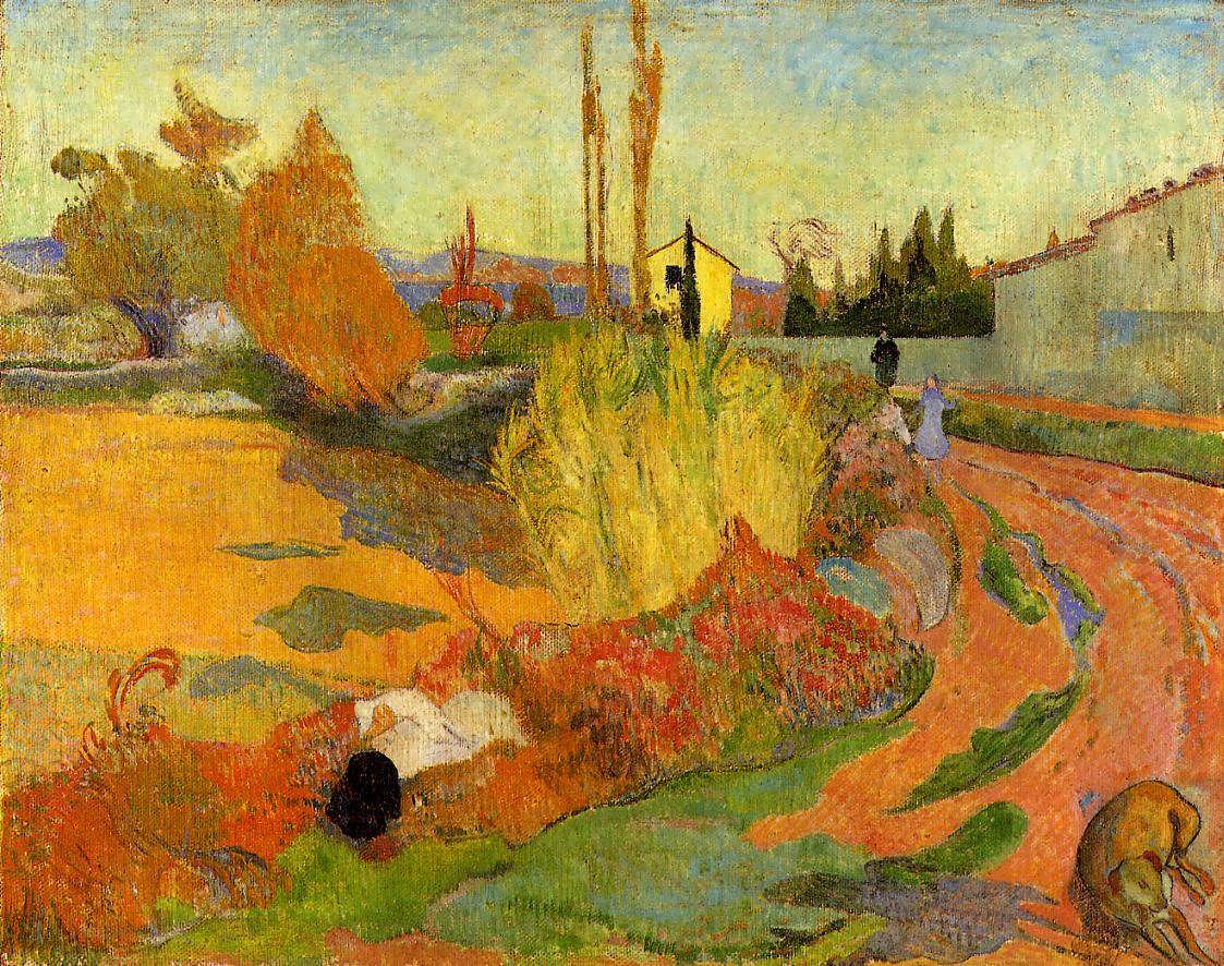 PaulGauguin-LandscapeFarmhouseinArles1