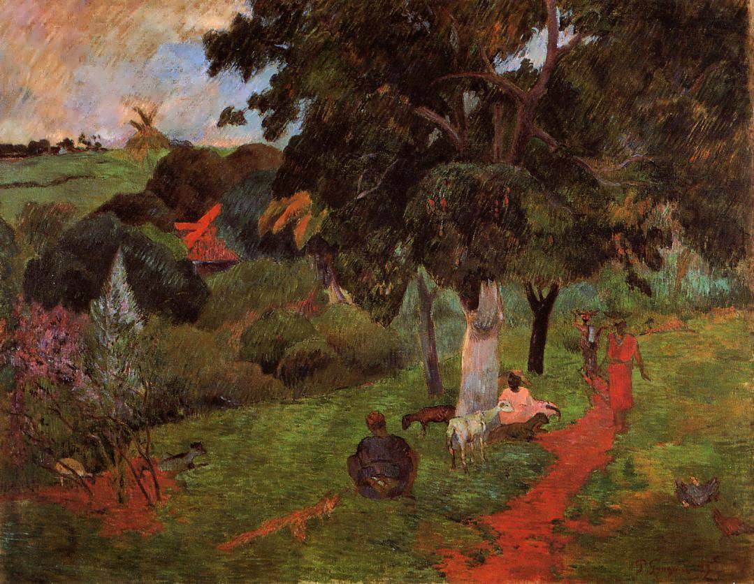 PaulGauguin-MartiniqueLandscapeakaComingsandGoings1