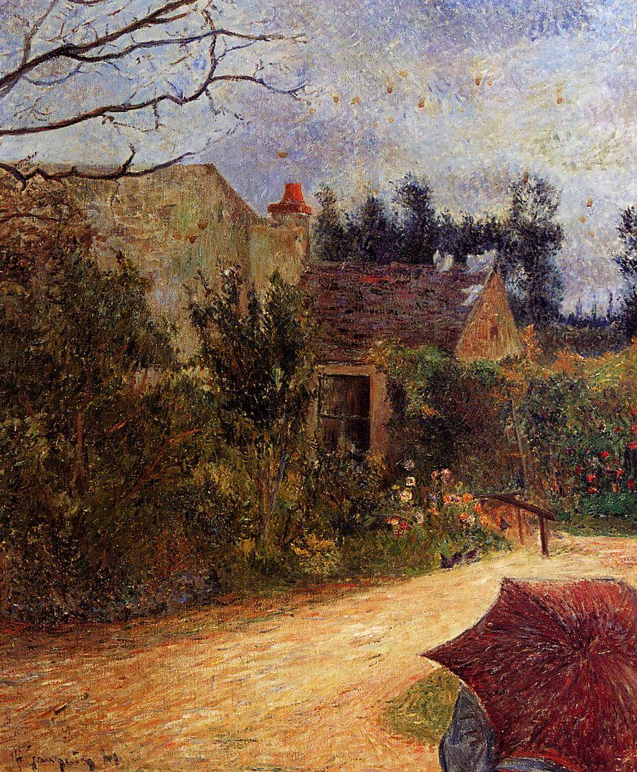 PaulGauguin-PissarrosGardenQuaiduPothuisPontoise1