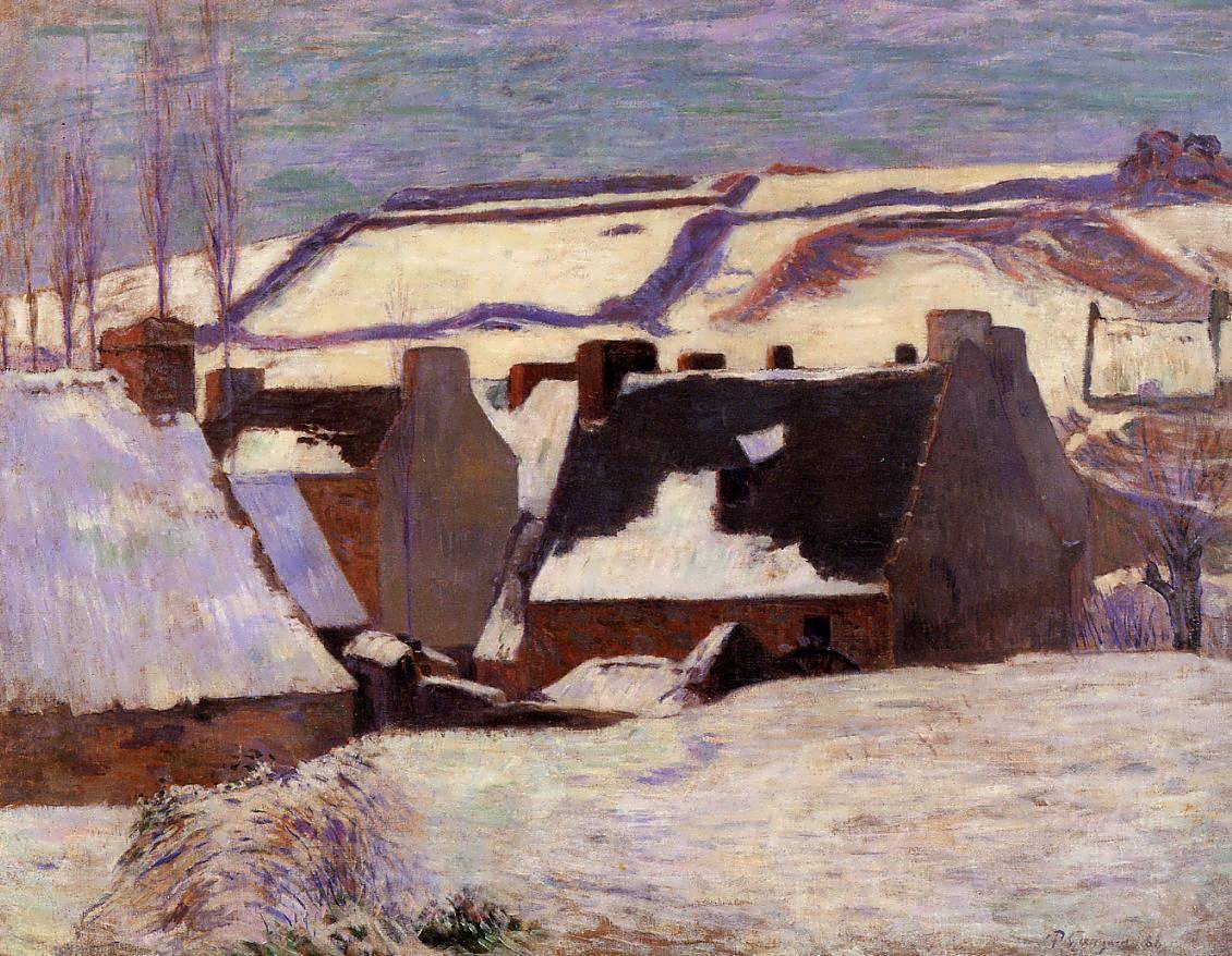 PaulGauguin-Pont-AvenintheSnow1