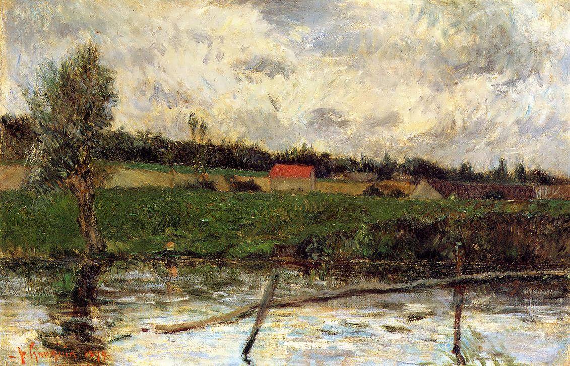 PaulGauguin-RiversideakaBretonLandscape1