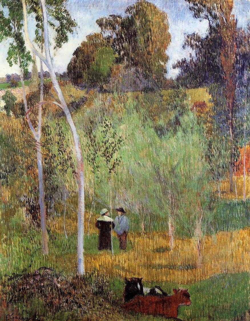 PaulGauguin-ShepherdandShepherdessinaMeadow1