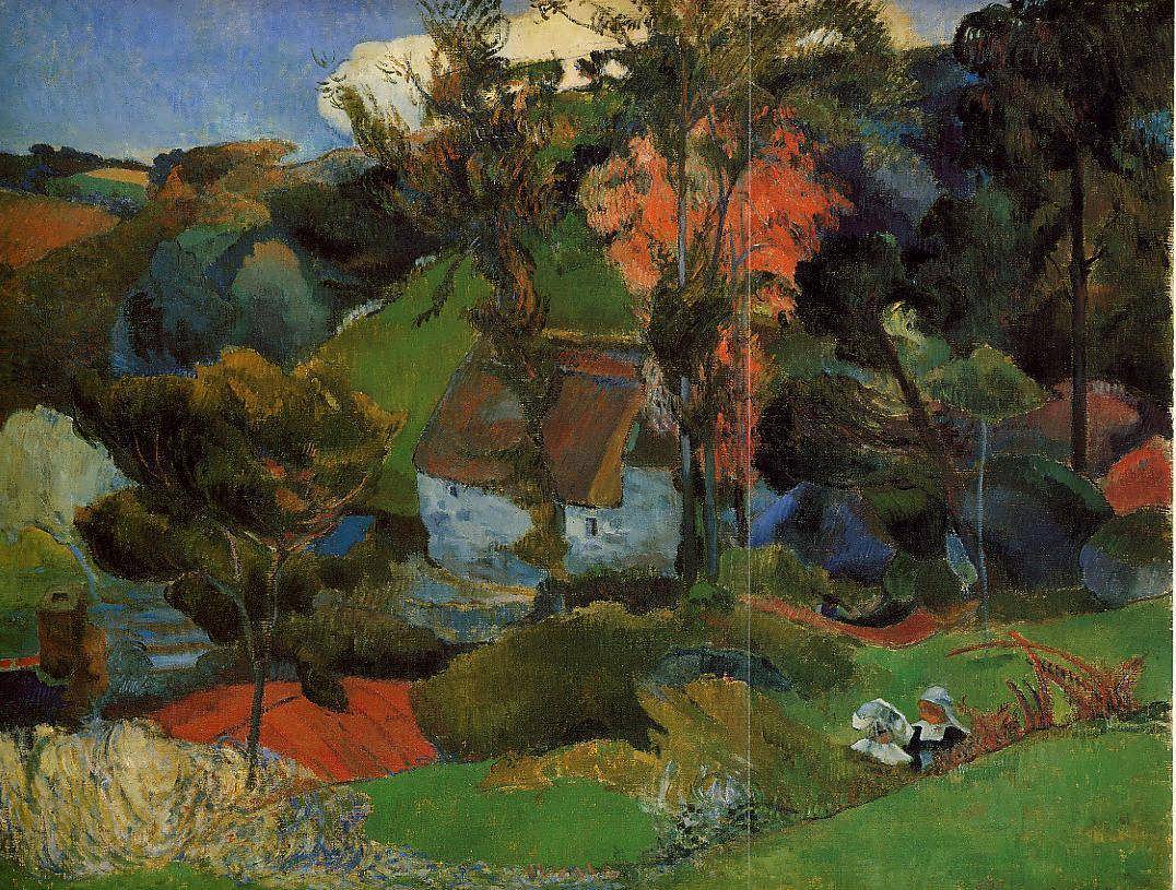 PaulGauguin-TheAvenRunningthroughPont-Aven1