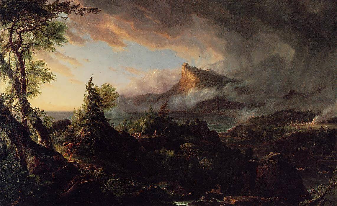 ThomasCole-TheCourseofEmpireTheSavageState1