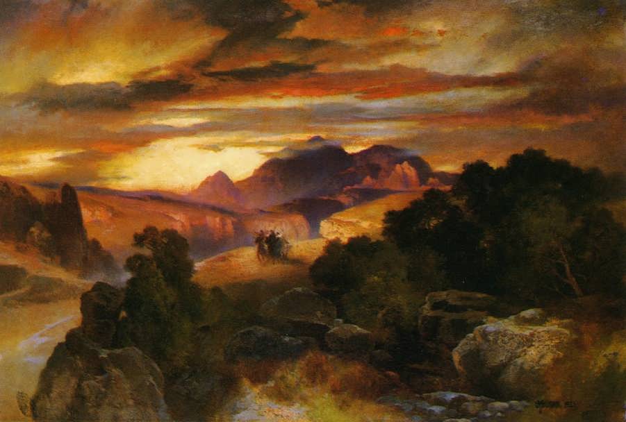 ThomasMoran-Sunset