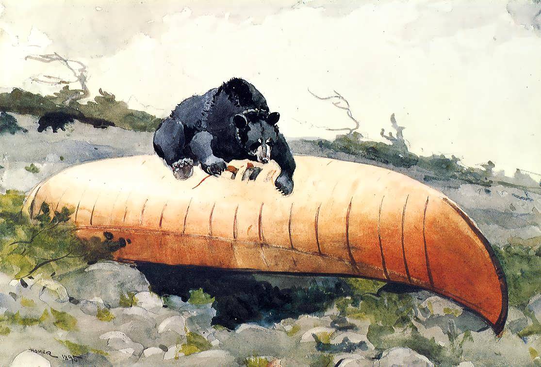 WinslowHomer-BearandCanoe1