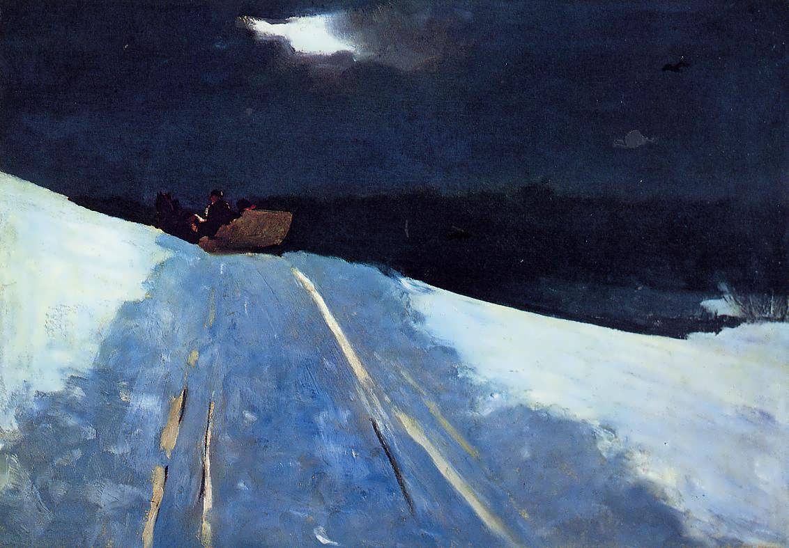 WinslowHomer-SleighRide1