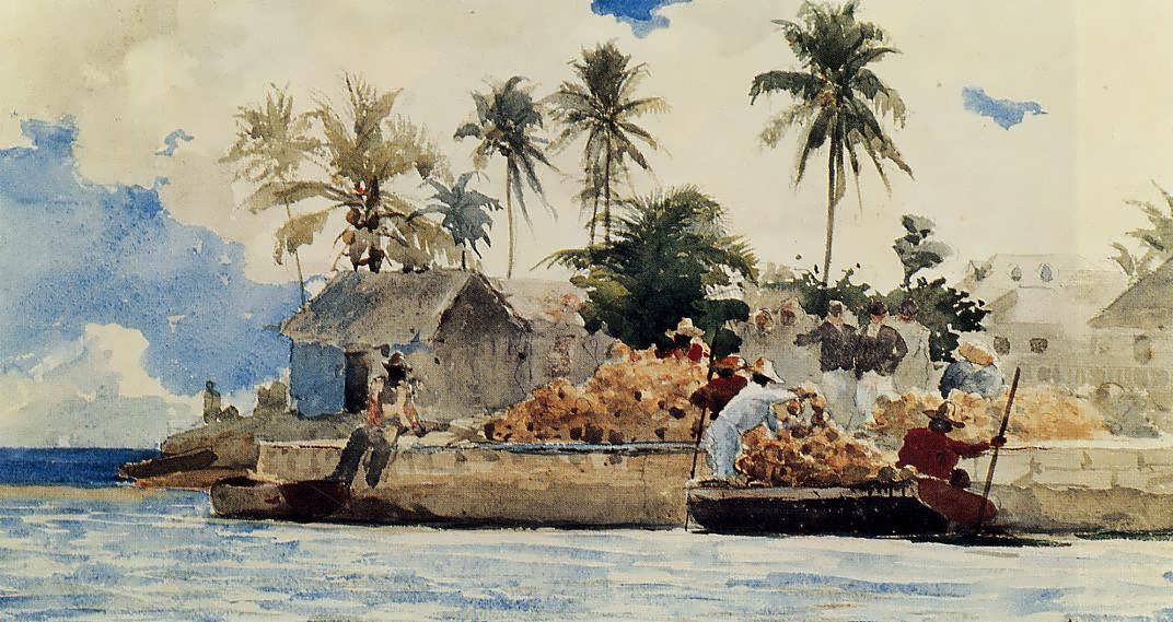 WinslowHomer-SpongeFishingNassau1