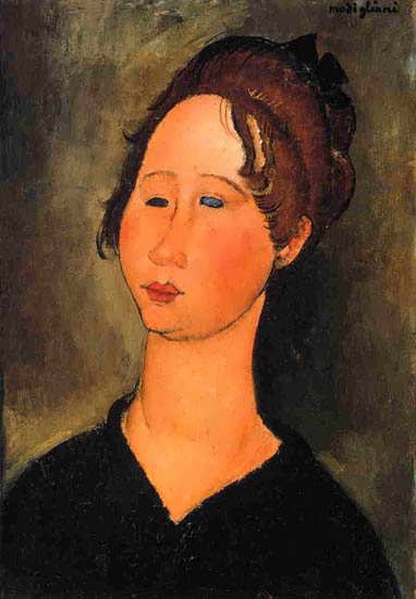 AmedeoModigliani-BurgundianWoman1