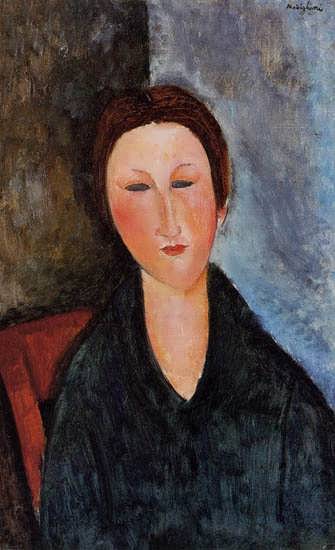 AmedeoModigliani-BustofaYoungWomanakaMademoiselleMarthe1