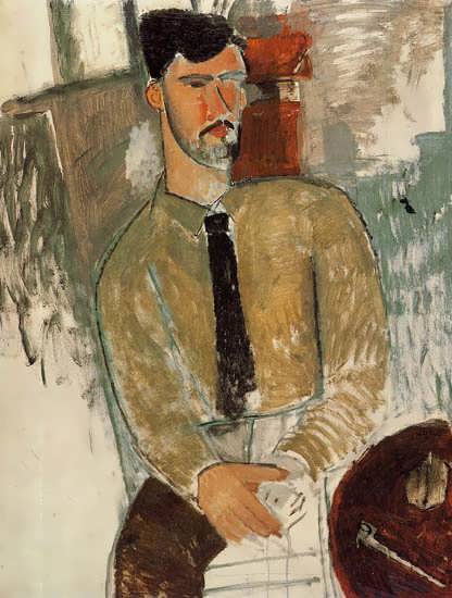 AmedeoModigliani-PortraitofHenriLaurens1