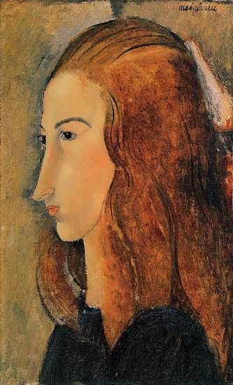 AmedeoModigliani-PortraitofJeanneHebutern1