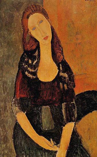 AmedeoModigliani-PortraitofJeanneHebuterne1