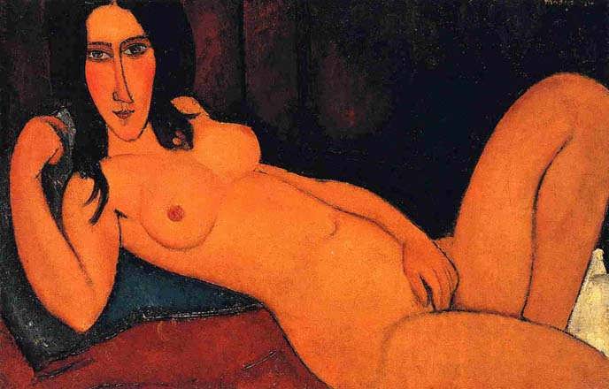 AmedeoModigliani-RecliningNudewithLooseHair1