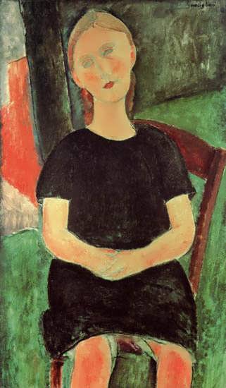 AmedeoModigliani-SeatedYoungWoman1