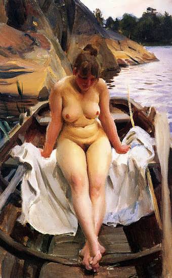 AndersZorn-InWernersrowboat1