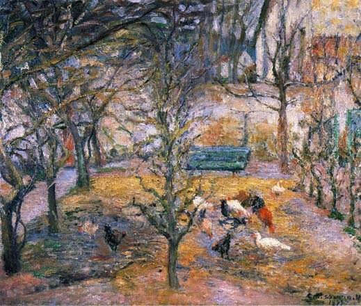 CamillePissarro-FarmyardattheMaisonRougePontoise1