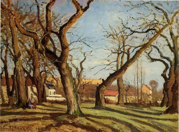 CamillePissarro-GrovesofChestnutTreesatLouveciennes1