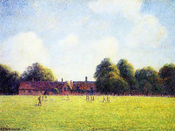 CamillePissarro-HamptonCourtGreenLondon1