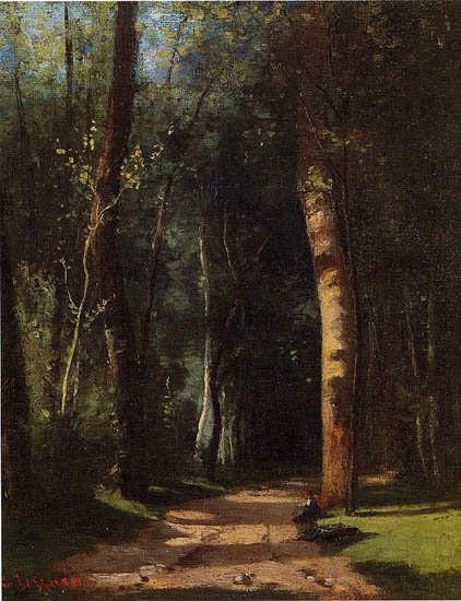 CamillePissarro-IntheWoods1