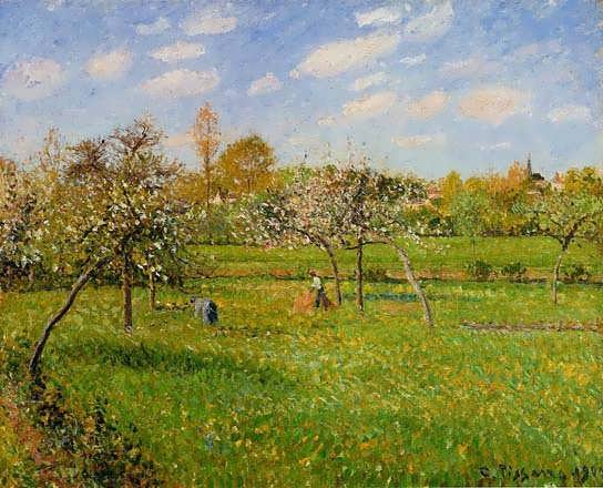 CamillePissarro-MorningSpringGreyWeatherEragny