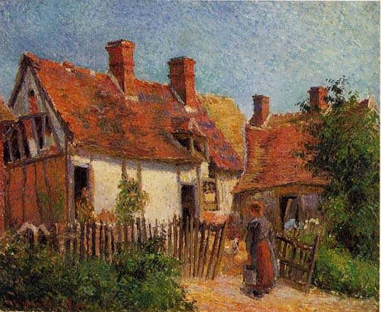 CamillePissarro-OldHousesatEragny