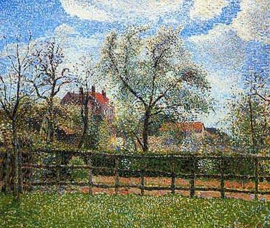 CamillePissarro-PearTressinBloomEragnyMorning