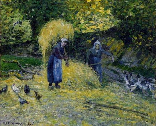 CamillePissarro-PeasantsCarryingStrawMontfoucault