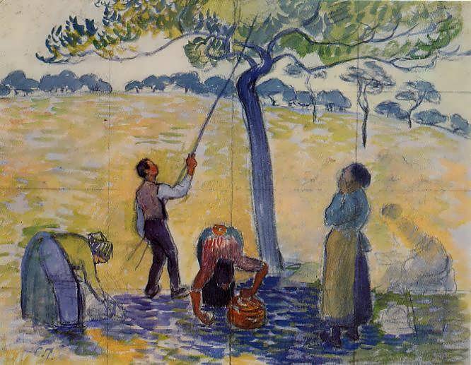 CamillePissarro-PickingApples