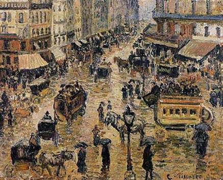 CamillePissarro-PlaceduHavreParisRain