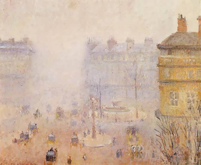 CamillePissarro-PlaceduTheatreFrancaisFoggyWeather