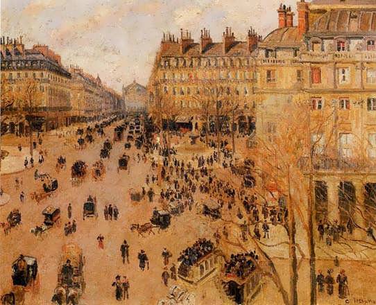 CamillePissarro-PlaceduThretreFrancaisSunEffect