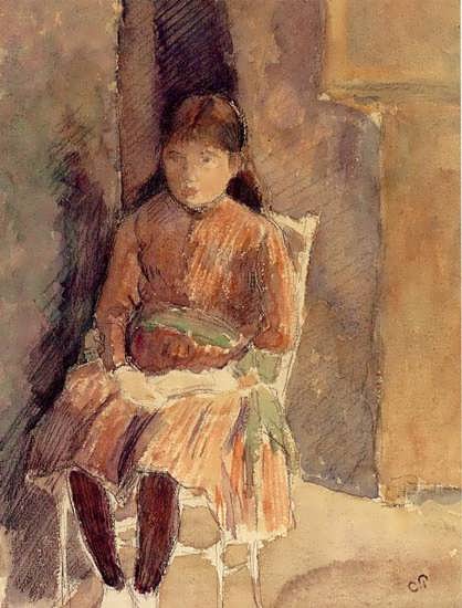 CamillePissarro-PortraitofJeannetheArtistsDaughter