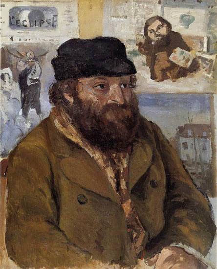 CamillePissarro-PortraitofPaulCezanne