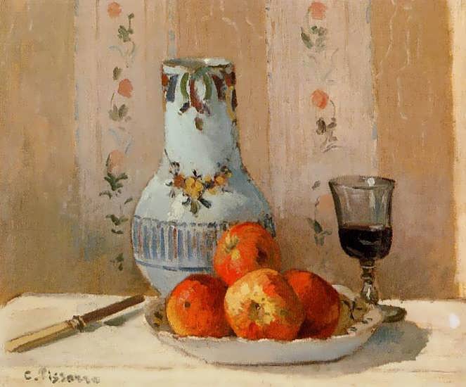 CamillePissarro-StillLifewithApplesandPitcher