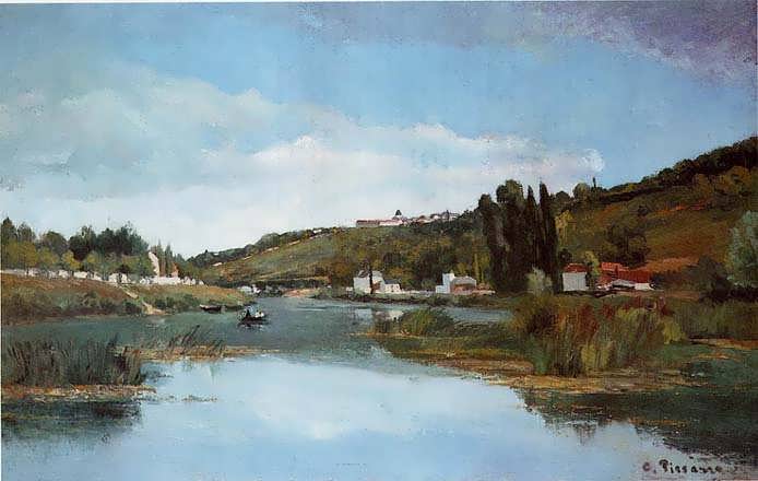 CamillePissarro-TheBanksoftheMarneatChennevieres1