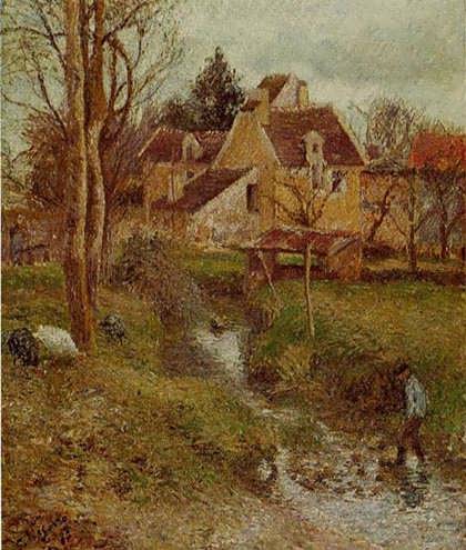 CamillePissarro-TheBrookatOsny